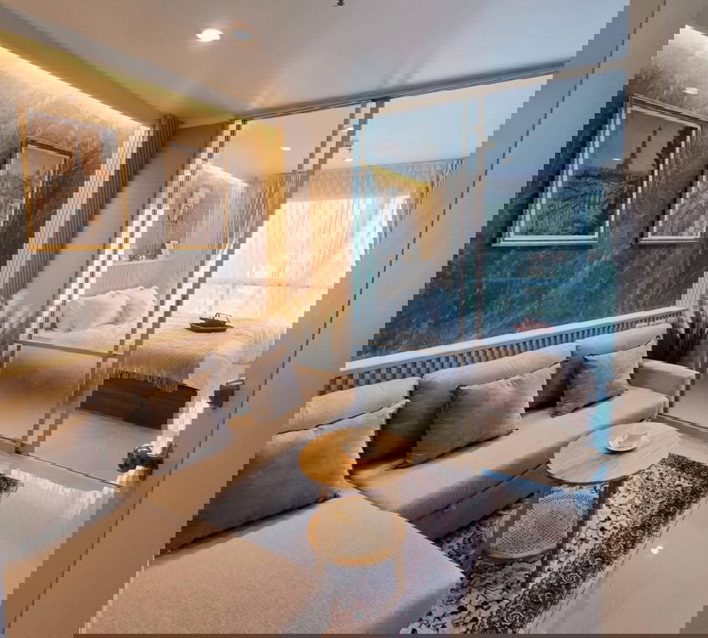 รูป KT0378🌴1ห้องนอน 26ตรม ชั้น7 ตึกA พร้อมเฟอร์นิเจอร์⛵Lumpini Ville Wongamat🏖️ลุมพินี วิลล์ นาเกลือ วงศ์อมาตย์ - รูปที่ 1/10