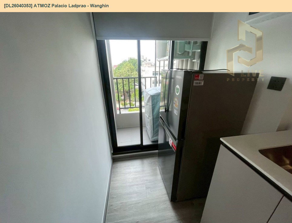 รูป DL26040353 ให้เช่าคอนโด แอทโมซ พาลาซิโอ ลาดพร้าว - วังหิน (ATMOZ Palacio Ladprao - Wanghin) ใกล้ MRT ลาดพร้าว พร้อมเข้าอยู่ โทรด่วน 0842740999 LineID @523dslwi - รูปที่ 7/10