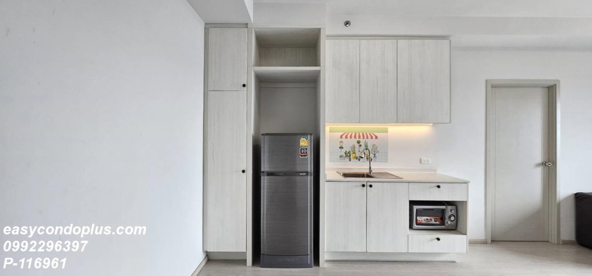 รูป P-116961 วิวแม่น้ำ! Chapter One บางโพ 1 Bed, เฟอร์ครบ+ใกล้ MRT, เพียง 17,000 บาท | Line Id: @easycondoplus | 099-229-6397 - รูปที่ 8/11