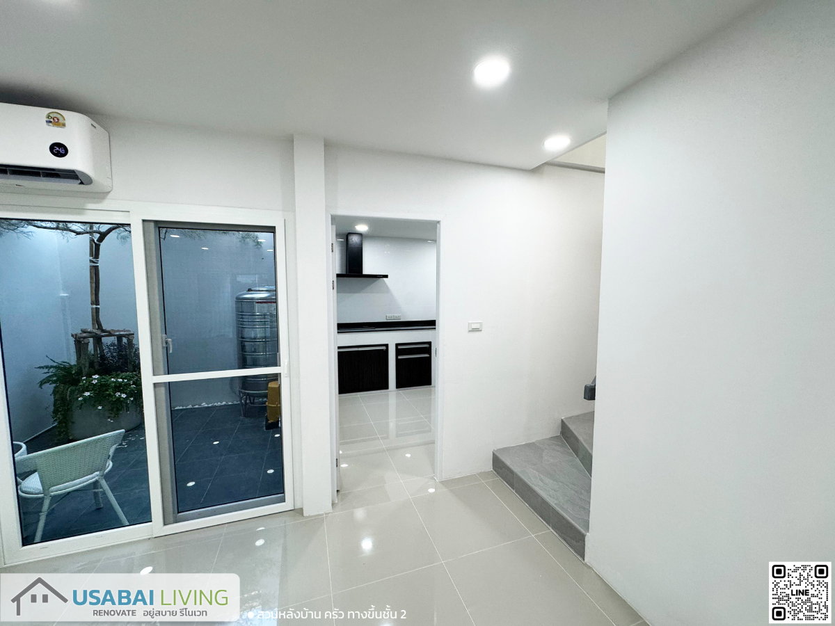 รูป ทาวน์เฮ้าส์ รีโนเวทใหม่ทั้งหลัง ลาดพร้าว93 ใกล้สถานีรถไฟฟ้า ใกล้ รพ.ลาดพร้าว เพิ่มความเป็นส่วนตัวมากขึ้น (เจ้าของขายเอง) - รูปที่ 8/22