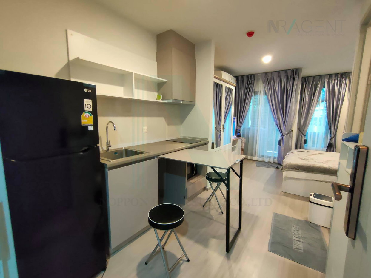 picture 🚩 For Rent Condo ASPIRE ASOKE - RATCHADA Building B, Floor 2,Studio, Room size 25.00 sqm - 6/8