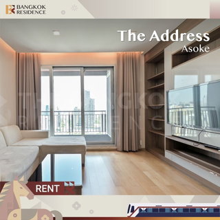 รูปภาพ Condo for Rent 🌃 The Address Asoke, near MRT Phetchaburi 🌠 45K 2BR 75.50 sqm, Beautiful View Unit