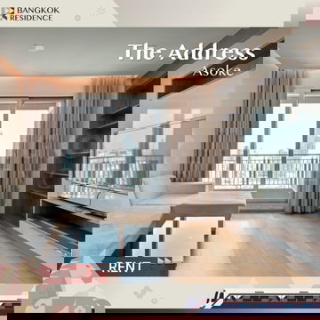  เช่าคอนโด 🌃 The Address Asoke ใกล้ MRT เพชรบุรี 🌠45K 2 นอน 75.50 ตร.ม. ห้องสวย วิวดี 