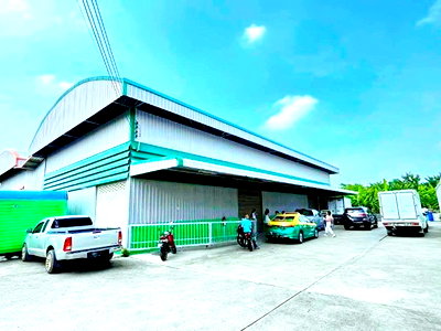 เช่าโรงงาน วิทยาลัยเทคนิคราชสิทธาราม : ซอยบางแค ม.กาญจนาภิเษก เทอดไท ใกล้เดอะมอลล์บางแค 900 ม. 100ตร.ว. 350ตร. โกดังให้เช่าพร้อมออฟิศ 1 นอน 1 น้ำ