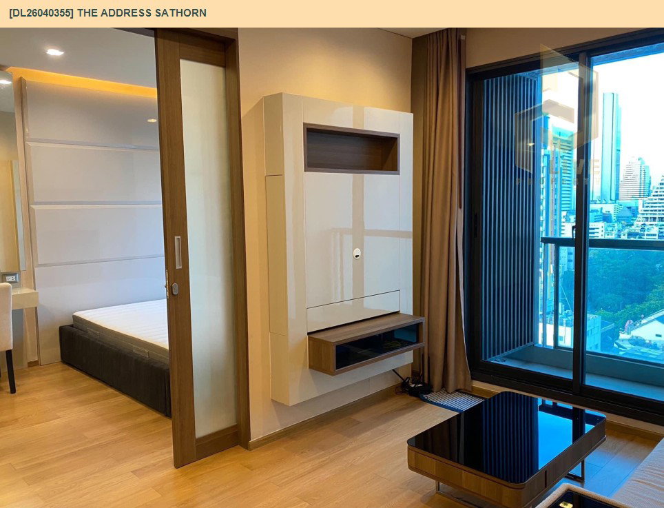 รูป DL26040355 ให้เช่าคอนโด ดิ แอดเดรส สาทร (The Address Sathorn) ใกล้ BTS เซ็นต์หลุยส์ พร้อมเข้าอยู่ โทรด่วน 0638692663 LineID @655ebbvc - รูปที่ 8/10