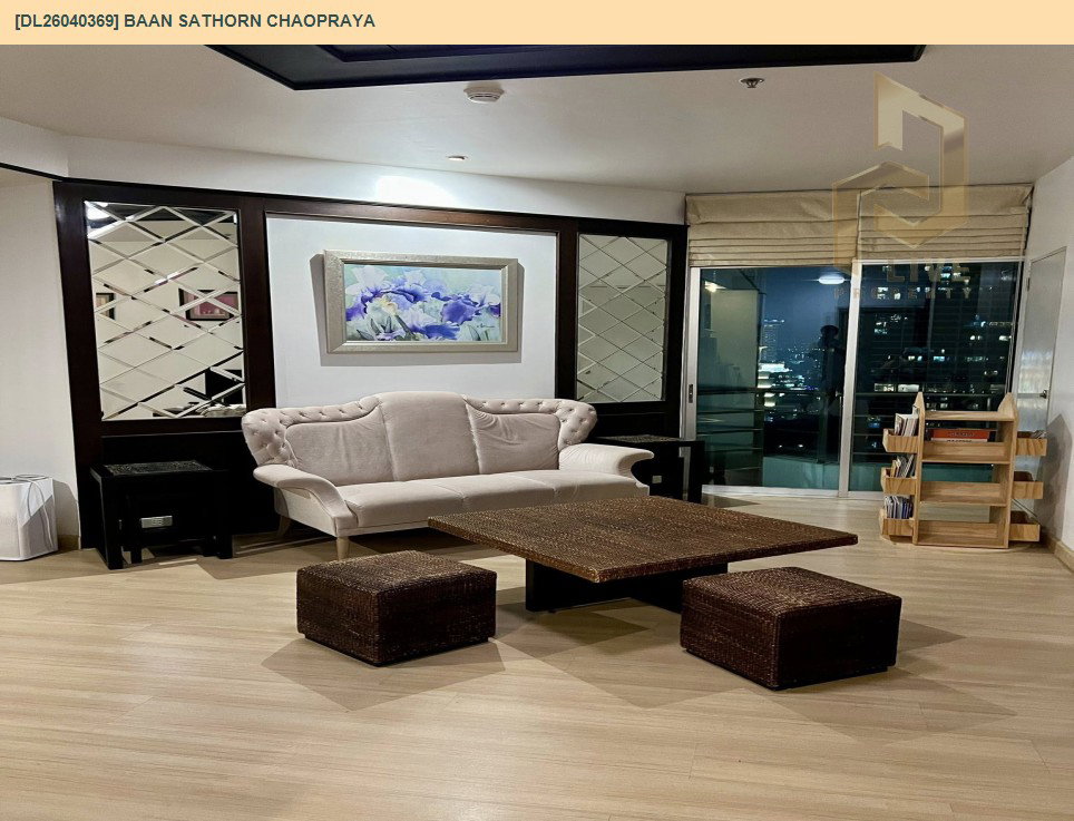 รูป DL26040369 ให้เช่าคอนโด บ้านสาทร เจ้าพระยา (Baan Sathorn Chaopraya) ใกล้ BTS กรุงธนบุรี พร้อมเข้าอยู่ โทรด่วน 0653619502 LineID @897iyzll - รูปที่ 3/5