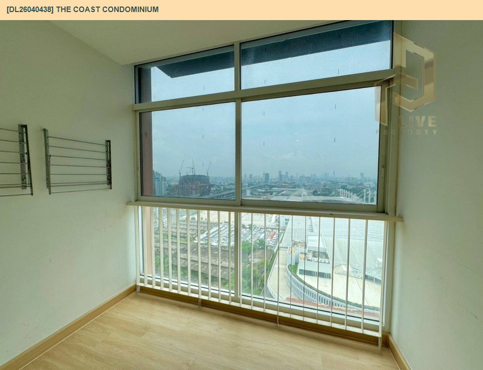รูป DL26040438 ให้เช่าคอนโด เดอะ โคสต์ คอนโดมิเนียม (The Coast Condominium) ใกล้ BTS บางนา พร้อมเข้าอยู่ โทรด่วน 0656133286 LineID @534wlwof - รูปที่ 4/8