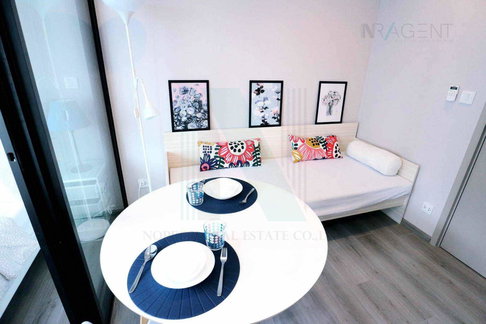 For Rent Condo THE POLITAN RIVE Building 1, Floor 22,1 bed room, Room size 25 sqm