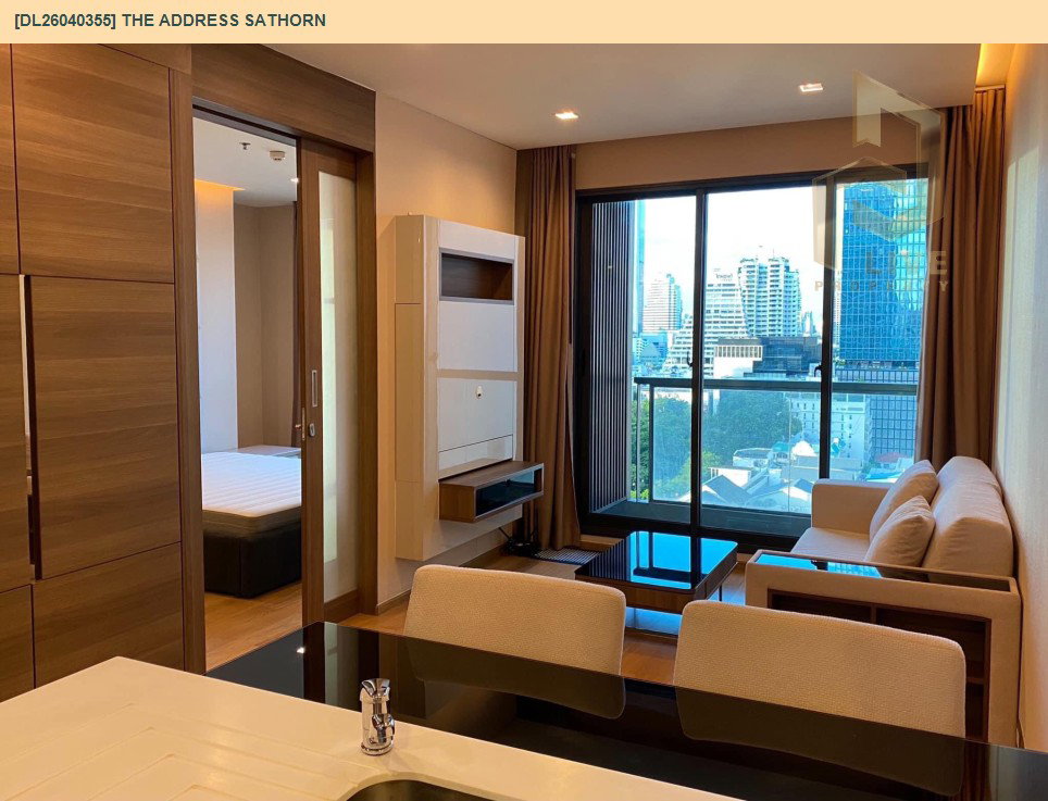 รูป DL26040355 ให้เช่าคอนโด ดิ แอดเดรส สาทร (The Address Sathorn) ใกล้ BTS เซ็นต์หลุยส์ พร้อมเข้าอยู่ โทรด่วน 0638692663 LineID @655ebbvc - รูปที่ 6/10