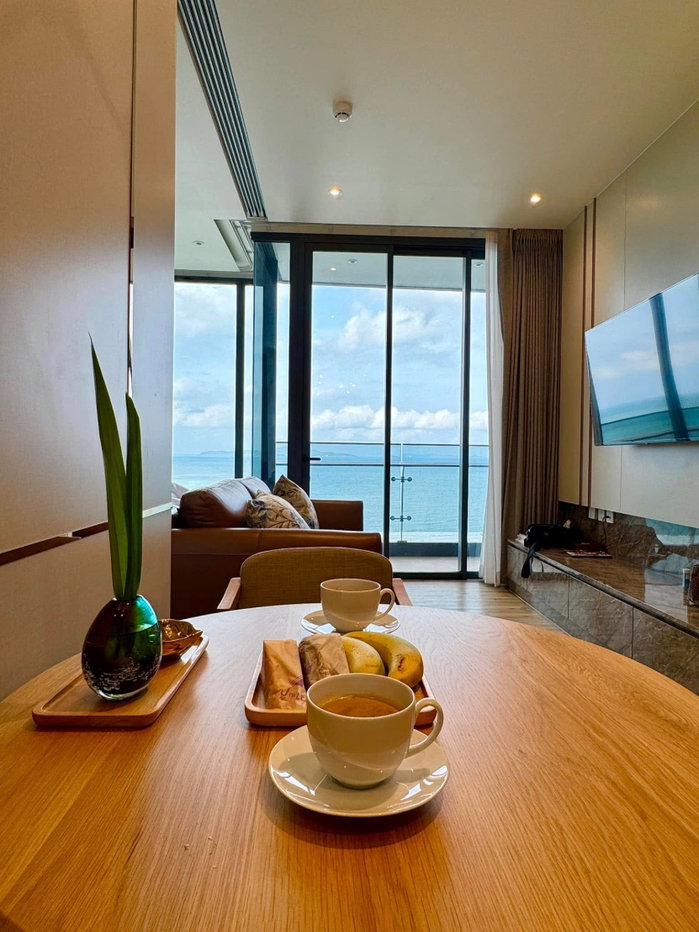 รูป KT0364🏖️1ห้องนอน 39ตรม ชั้น10🌊วิวทะเล พร้อมเฟอร์นิเจอร์🦀AROM อารมณ์ วงศ์อมาตย์ พัทยาเหนือ - รูปที่ 2/11