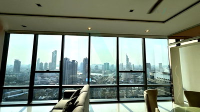 Condos for rent : 🎊 For Rent Condo THE BANGKOK SATHON Building 1, Floor 34,2 bed room, Room size 120 sqm