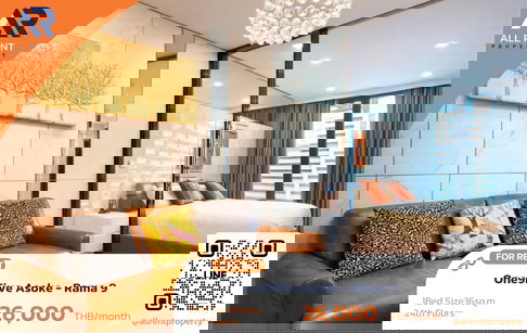 Spacious 36 sq.m. unit in a hot location, ready to move in — One9Five Asoke