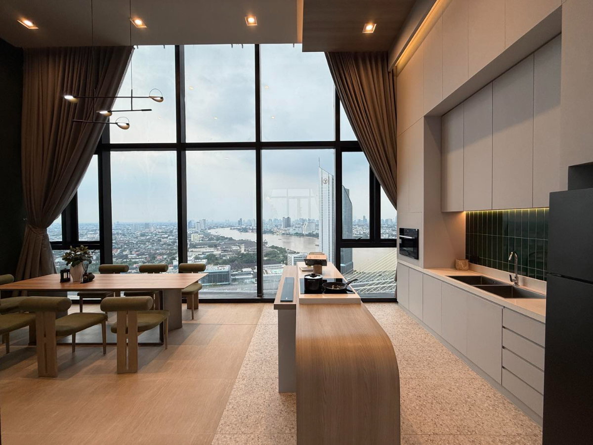 รูป ดีลดีสุดจริงๆ✨ ห้องใหม่กริ๊บ! วิวแม่น้ำ+เมือง ชั้นสูง เฟอร์ครบจบที่เดียว! - รูปที่ 8/24