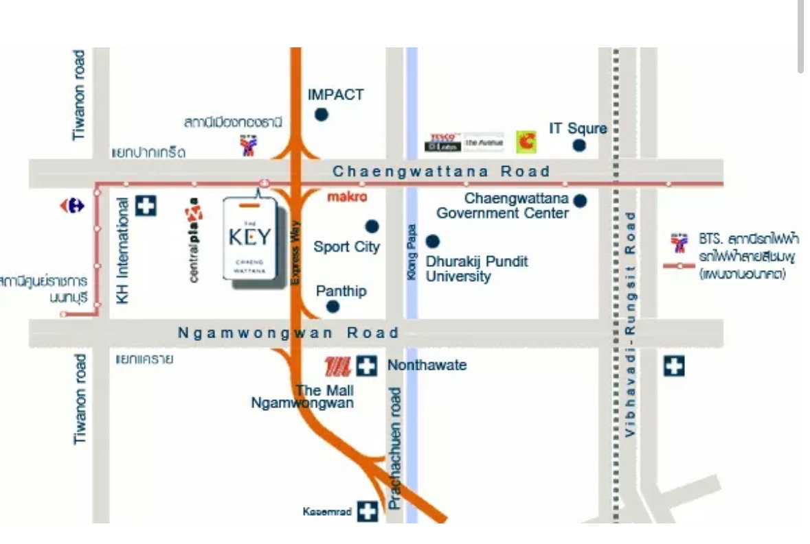 รูป ✳️THE KEY แจ้งวัฒนะ✳️ ห้องสวยวิวดีทำเลดี👍 พร้อมหิ้วกระเป๋าใบเดียวเข้าอยู่ได้เลย🛄 - รูปที่ 16/18