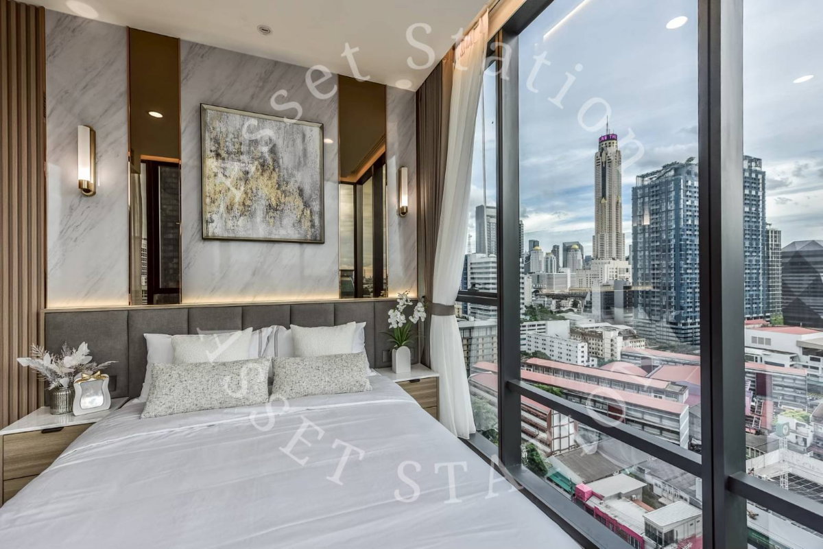 รูป 🔥 The Extro พญาไท-รางน้ำ คอนโดใหม่ ใจกลางเมือง ใกล้ BTS เดินทางสะดวก ✨ - รูปที่ 1/6