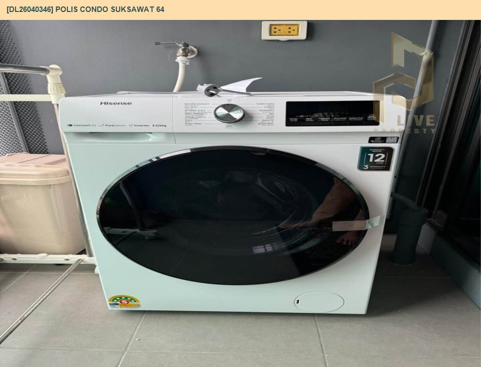 รูป DL26040346 ให้เช่าคอนโด โพลิส คอนโด สุขสวัสดิ์ 64 (Polis Condo Suksawat 64) ใกล้ - พร้อมเข้าอยู่ โทรด่วน 0653619502 LineID @897iyzll - รูปที่ 8/8