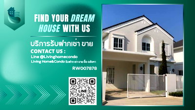 Houses for rent Samut Prakarn : or Rent: Detached house at Chaiyapruek Bangna Km. 15. Furnished, ready to move in, pet-friendly. North-facing. .-RW007878