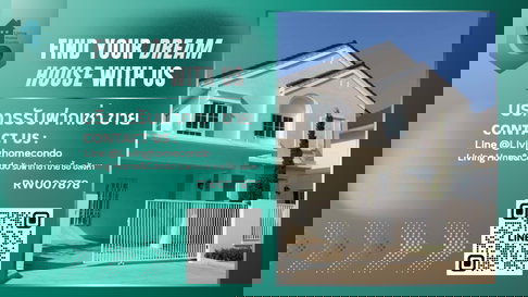 or Rent: Detached house at Chaiyapruek Bangna Km. 15. Furnished, ready to move in, pet-friendly. North-facing. .-RW007878