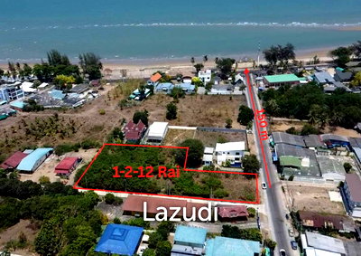 Land for sale Pran Buri Prachaubkirikhan : 1-2-12 Rai Coastal Land for Sale in Pak Nam Pran, Pranburi