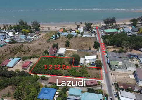 1-2-12 Rai Coastal Land for Sale in Pak Nam Pran, Pranburi