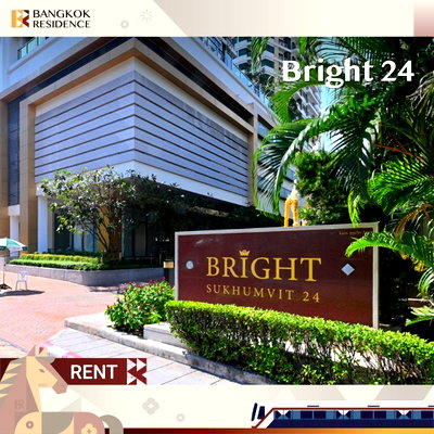 คอนโดให้เช่า :  เช่าคอนโด 🌃 Bright Sukhumvit 24 ใกล้ BTS พร้อมพงษ์ 💖 91.49ตรม 2นอน 65k ยูนิตแต่งสวย 