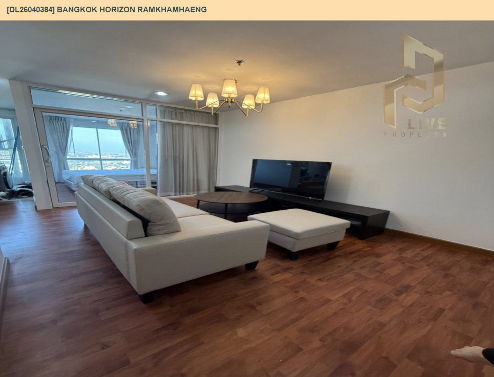 รูป DL26040384 ให้เช่าคอนโด แบงค์คอก ฮอไรซอน รามคำแหง (Bangkok Horizon Ramkhamhaeng) ใกล้ ARL หัวหมาก พร้อมเข้าอยู่ โทรด่วน 0800343450 LineID @655ebbvc - รูปที่ 3/8