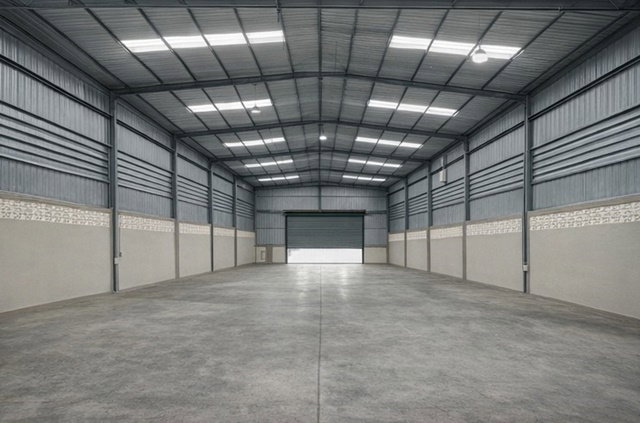 รูป โกดัง Stand Alone DO HOME ทำเลศักยภาพ สมุทรสาคร อาคาร 375–415 ตรม. ถ.บ้านแพ้ว ดูโฮม มหาชัย 800ม. ให้เช่าบนที่ดิน 200 ตรว. - รูปที่ 8/8