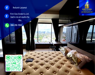 คอนโดให้เช่า : 🌃 M Jatujak (Pet friendly) - Size 36 sqm (Rare biggest one bed room, 1 unit per floor)🌃