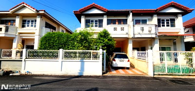 บ้านแฝด เดอะ พาซิโอ พาร์ค กาญจนาภิเษก : 69040218 : ขายบ้านแฝด 2 ชั้น ขนาด 38.8 ตารางวา 3 ห้องนอน หมู่บ้านบิวตี้ เฮ้าส์ 4 บางกรวย นนทบุรี บ้านสวย น่าอยู่ รับรองเห็นแล้วต้องชอบ