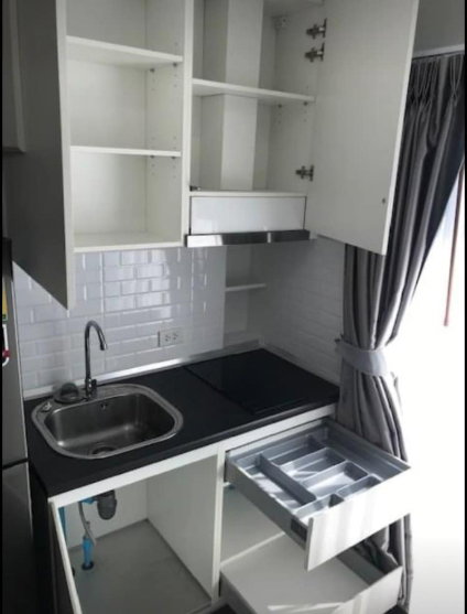 รูป ริชพาร์ค แอท ทริปเปิ้ล สเตชั่น 1B1B ชั้น 9 ขนาด 27 ตร.ม. เช่า 12,500 บาท/เดือน Ready to move in - รูปที่ 3/12