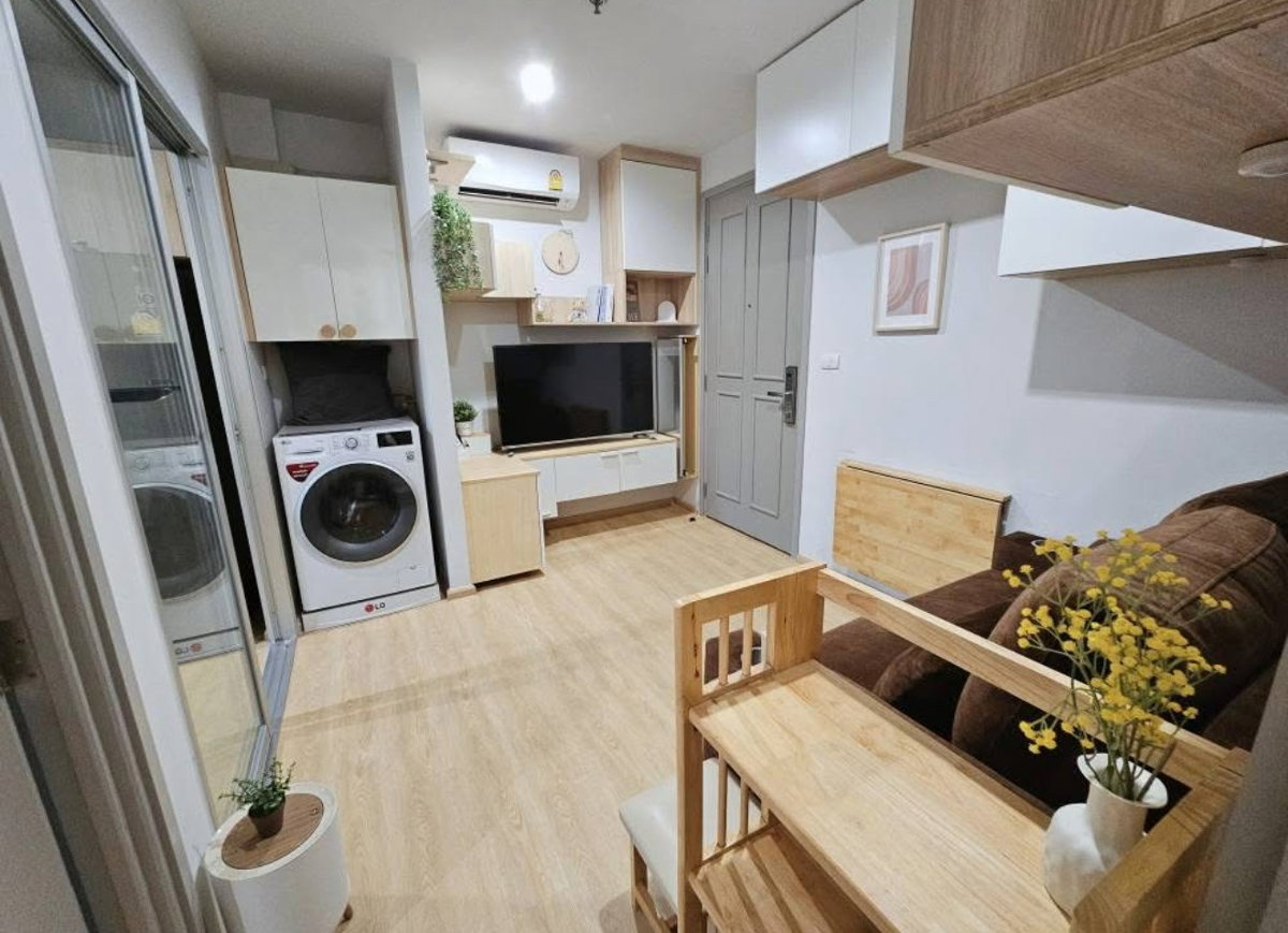 รูป ปล่อยเช่า Parkland Charan–Pinklao 🏙️✨ ติด MRT บางยี่ขันเพียง 10 ม. 🚇 เฟอร์+เครื่องใช้ไฟฟ้าครบ พร้อมอยู่ 🛋️ ส่วนกลางจัดเต็ม 🔐 - รูปที่ 4/9