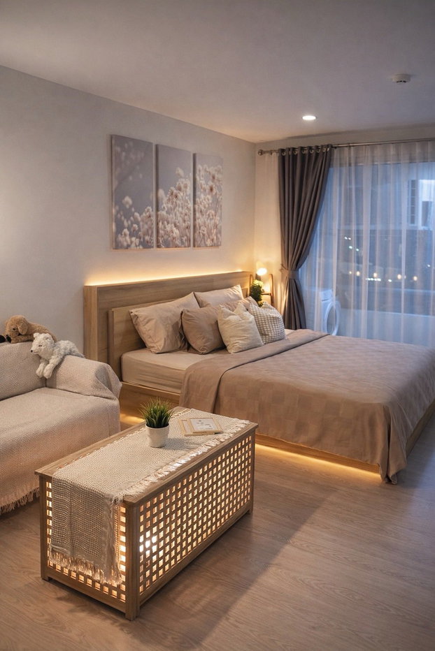 รูป 🔥 ปล่อยเช่า Ratchada Orchid ห้องขนาด 35 ตร.ม. ฟังก์ชันครบ อยู่สบาย ใกล้ Office–ร้านอาหาร–คาเฟ่–แหล่งงาน เพียง 14K - รูปที่ 2/17