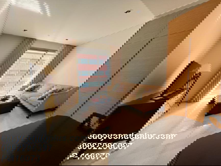 รูป P-116073 คอนโดให้เช่า 1 ห้องนอนสุดหรู ศาลาแดง เรสซิเด้นซ์ ใกล้ MRT สีลม 50,000 บาท | Line Id: @easycondoplus | 099-229-6397 - รูปที่ 4/12