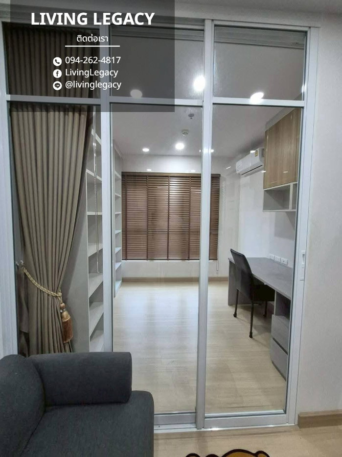 รูป TD9W0D ให้เช่าคอนโด Supalai Veranda Ramkhamhaeng 44 ตร.ม. ชั้น 17 ตึก A line id : @livinglegacy - รูปที่ 8/10