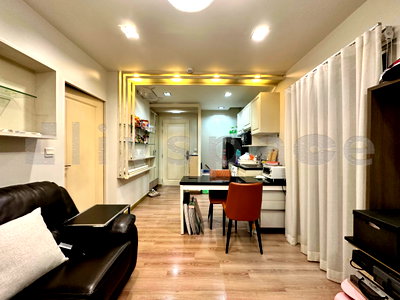 Condos for rent BTS National Stadium : ▚ LI151ツ FOR RENT: The Seed Memories Siam 1BR 44sqm. 30K ✨ Stunning Decor, Corner Unit, Dual Views, Prime Location 🏙️