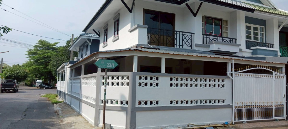 รูป ขายบ้านแฝด 2 ชั้น พฤกษา 14A หลังมุม 23.90 ตรว. ซอยวัดลาดปลาดุก อ.บางใหญ่ จ.นนทบุรี ราคา 2,250,000 บาท - รูปที่ 1/26