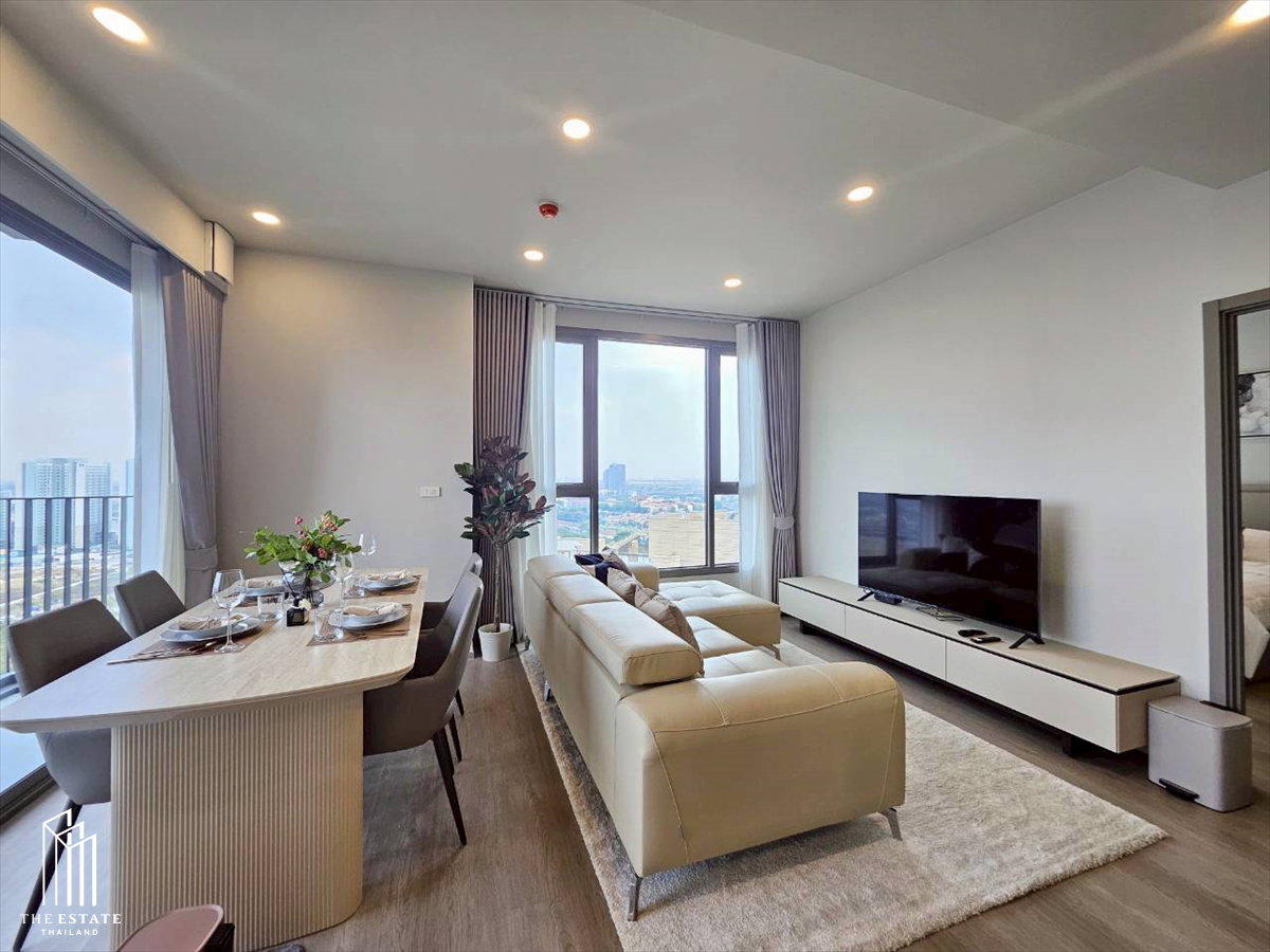 รูป For rent Whizdom The Forestias (Destinia) ห้องมุม ห้องตกแต่งครบ พร้อมเครื่องใช้ไฟฟ้า @50,000 Baht - รูปที่ 4/13