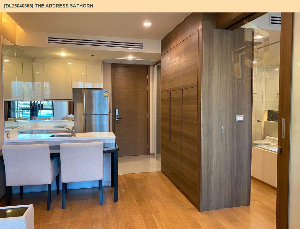 รูป DL26040355 ให้เช่าคอนโด ดิ แอดเดรส สาทร (The Address Sathorn) ใกล้ BTS เซ็นต์หลุยส์ พร้อมเข้าอยู่ โทรด่วน 0638692663 LineID @655ebbvc - รูปที่ 5/10