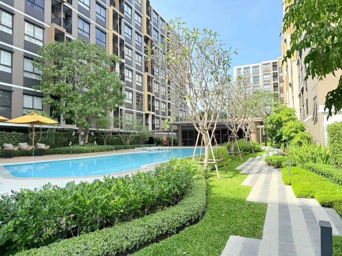 รูป ให้เช่า D Condo Air ลาดกระบัง ห้องสวย พร้อมอยู่ ใกล้สนามบินสุวรรณภูมิ ✈️เฟอร์ครบ เข้าอยู่ได้ทันที 🏡 - รูปที่ 6/6