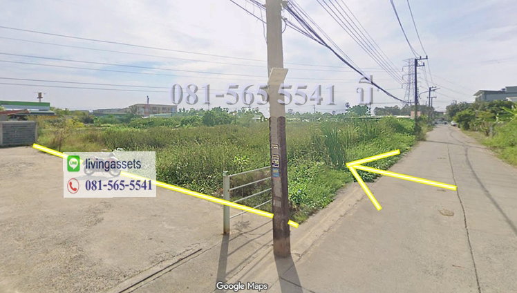รูป ขายที่ดินลำลูกกา 200 ตารางวา ซอยสุสวาท6 ย่านชุมชน ติดถนนคอนกรีต ลาดสวาย ปทุมธานี - รูปที่ 1/6