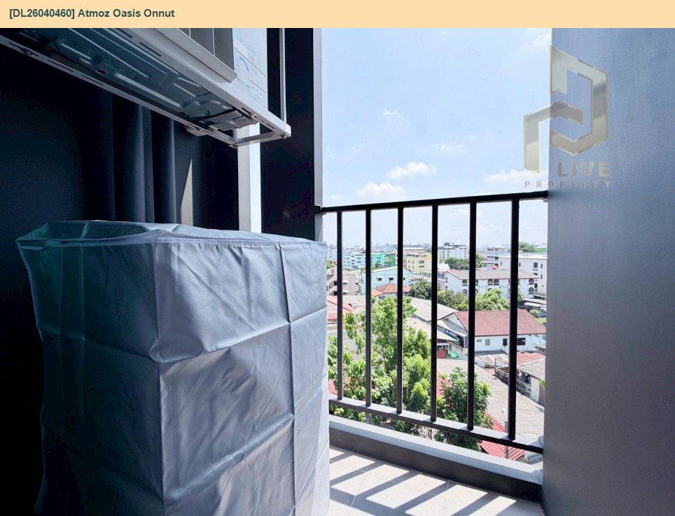รูป DL26040460 ให้เช่าคอนโด แอทโมซ โอเอซิส อ่อนนุช (Atmoz Oasis Onnut) ใกล้ - พร้อมเข้าอยู่ โทรด่วน 0842740999 LineID @523dslwi - รูปที่ 12/13