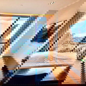 🏢Luxury condo Beatniq Sukhumvit 32, fully furnished, high floor with city view | BTS Phrom Phong💎