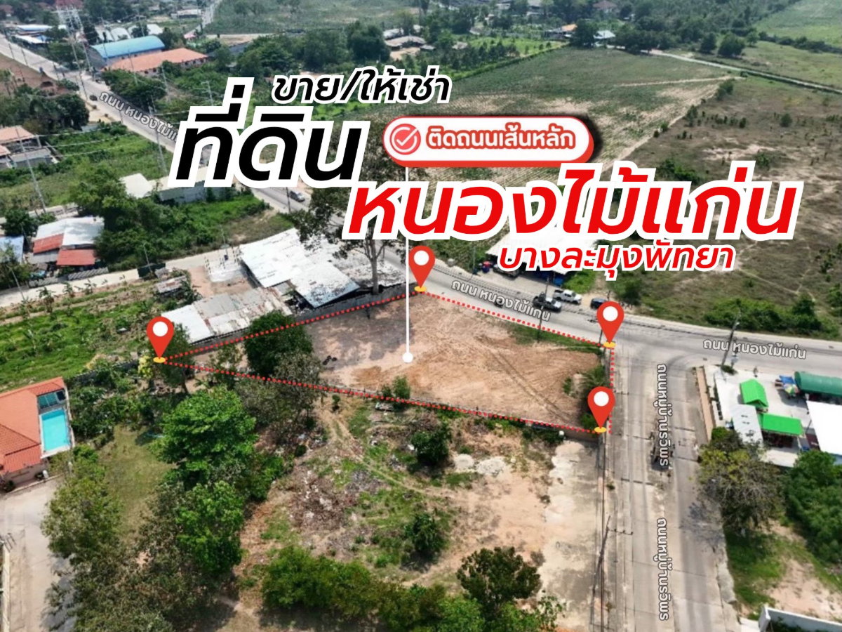 รูป ให้เช่าที่ดิน ทำเลดี ติดถนนเส้นหลัา หนองไม้แก่น บางละมุง พัทยา - รูปที่ 7/12