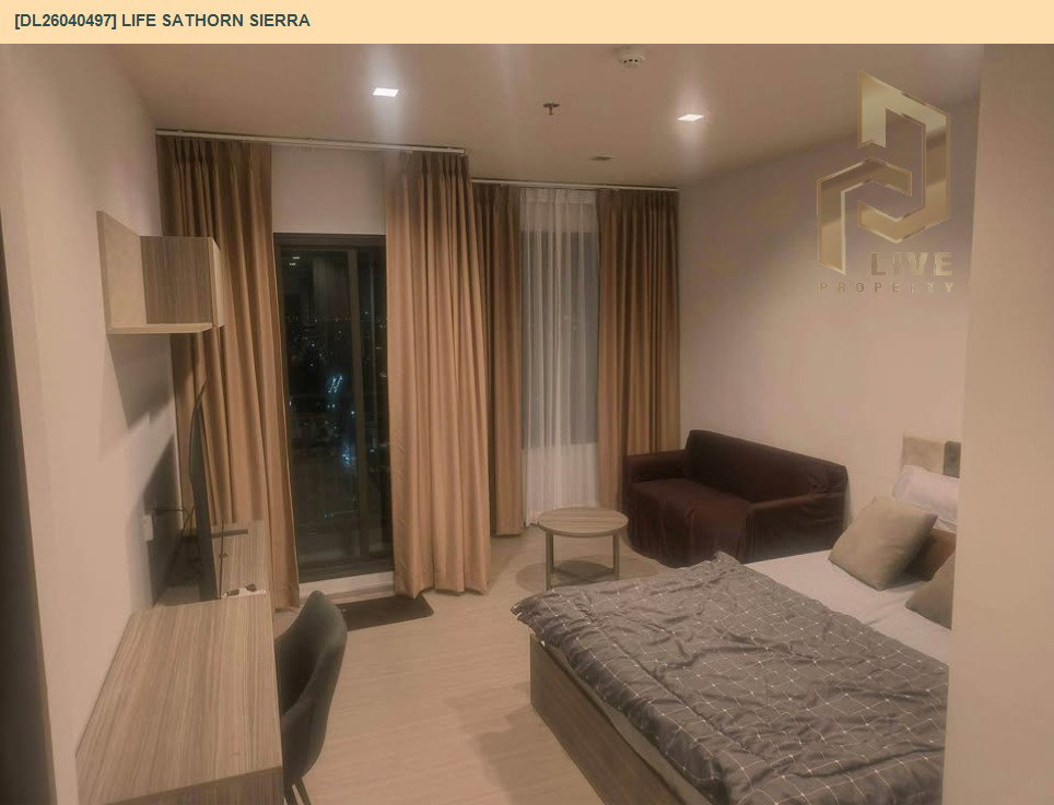 รูป DL26040497 ให้เช่าคอนโด ไลฟ์ สาทร เซียร์รา (Life Sathorn Sierra) ใกล้ BTS ตลาดพลู พร้อมเข้าอยู่ โทรด่วน 0656259498 LineID @257sxzzu - รูปที่ 3/5