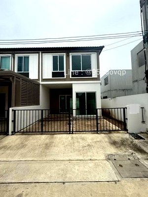 Townhouses for rent Samut Prakarn : Svs331 For Rent: Unfurnished house, Baan Pruksa Srinakarin Bangna.