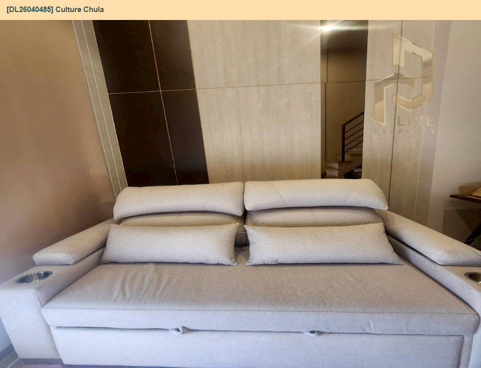 รูป DL26040485 ให้เช่าคอนโด คัลเจอร์ จุฬา (Culture Chula) ใกล้ MRT สามย่าน พร้อมเข้าอยู่ โทรด่วน 0614453194 LineID @162cjixi - รูปที่ 2/13