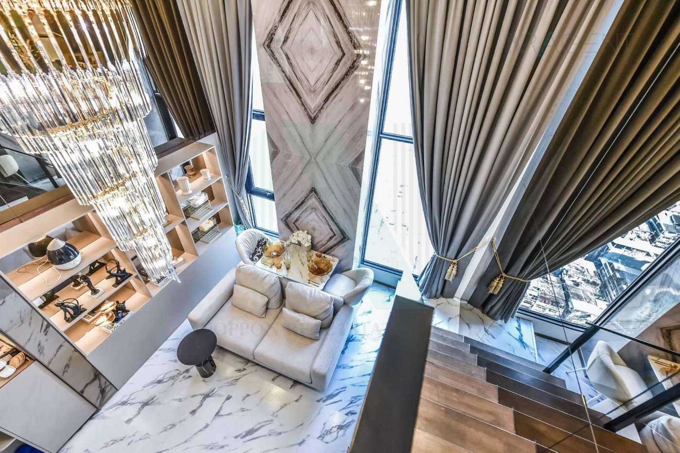 รูป 🎊 ให้เช่าคอนโด พาร์ค ออริจิ้น ราชเทวี อาคาร 1 ชั้น 29 Duplex 2 ห้องนอน ขนาด 61 ตรม ใกล้ ใกล้ BTS ราชเทวี - รูปที่ 8/8