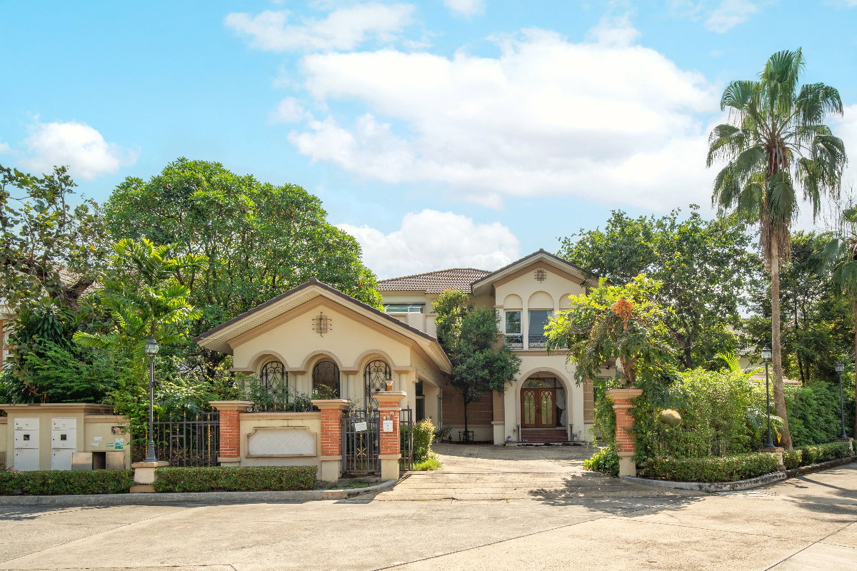 รูป [บ้านวิวสระ] คิวเฮ้าส์ อเวนิว พระราม 5 บ้านเดี่ยวหลังใหญ่ บรรยากาศรีสอร์ท - รูปที่ 2/33