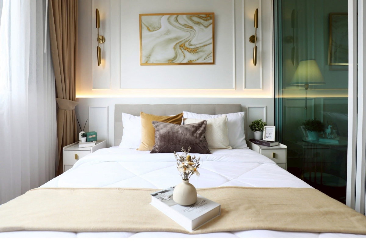 รูป 📍ไม่เชื่อก็ต้องเชื่อ‼️ห้องลูกคุณ Modern Luxury ✨ เพียง 500 เมตร จาก MRT มัยลาภ เลิศหรูในราคาแค่ 1.59 ล้านบาท! - รูปที่ 3/11