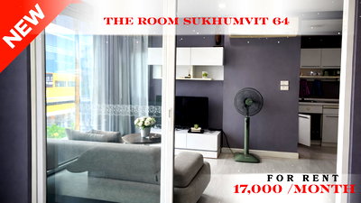 Condos for rent : 🚆 Prime Condo Location For Rent 📍The Room Sukhumvit 64  🌹 (Line: @rent2022) | Near BTS Bang Chak  ✨ Ready to move in! ✨ 📌 Ref Code: A05473